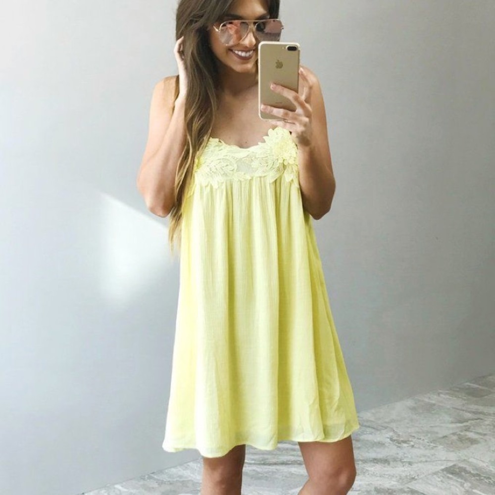 Yellow dress